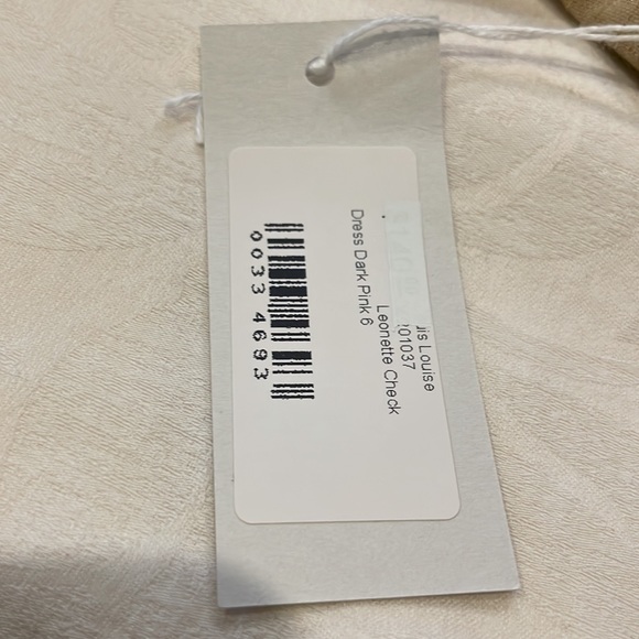 Louis Louise Paris brand new NWT dress Girls size  6 leonette check Dark Pink - Picture 8 of 8